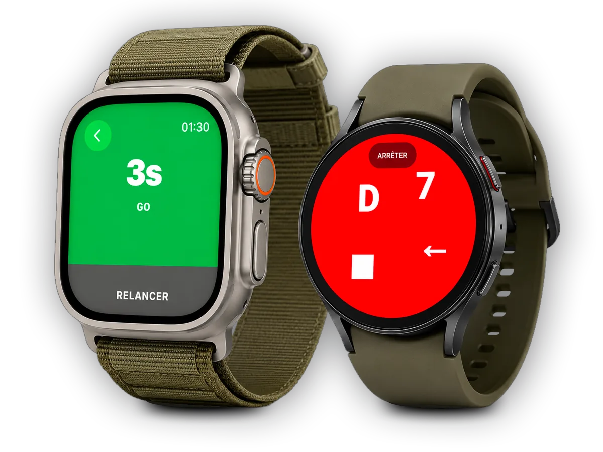 THOT sur Apple Watch et Wear OS